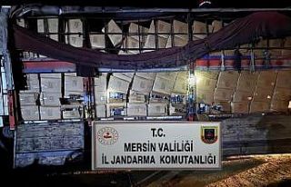 Mersin’de 5 ton kaçak tütün ele geçirildi