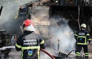 Mesire alanındaki mutfak alev alev yandı