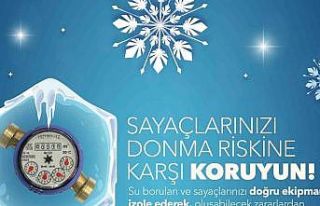 MESKİ’den kış uyarısı: Su sayaçları donma...