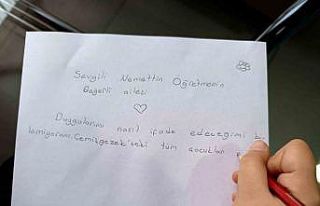 Minik öğrencilerden duygulandıran mektup: Şehit...