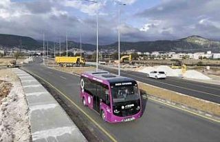 Mor otobüsler ve mor duraklar hizmete giriyor