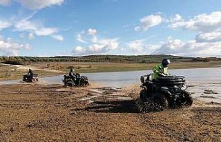 Mudanya’da atv tutkunlarının off road heyecanı