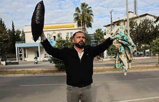 Muhtardan yastıklı, yorganlı PTT eylemi