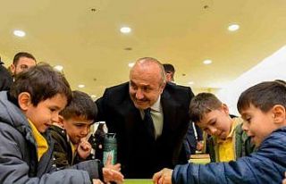 Öğrenciler, ahşap akıl oyunları ile hem eğlendi...