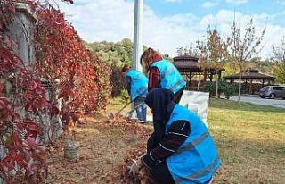 Öğrenciler kaldıkları yeri güzelleştiriyor