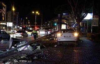 Ortalığı savaş alanına çevirdi, kazadan burnu...