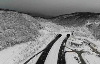 Otoyolun Bolu geçişinde kar temizlemesi yapılacak