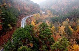 (Özel) Kazdağları’nın sisler içindeki güz...