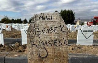 Parçalanmış halde bulunan bebek defnedildi