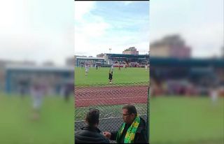 Parende atarak attığı tacı arkadaşı gole çevirdi