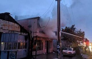 Parlayan soba yangına sebep oldu: 1 yaralı