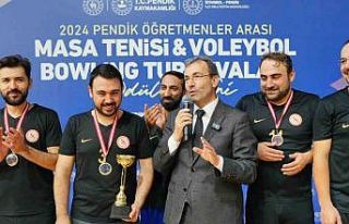 Pendik’te öğretmenler turnuvasında ödüller...