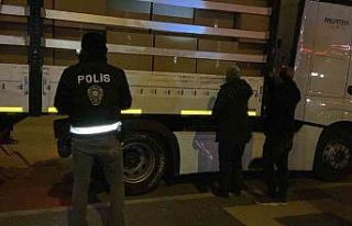 PTS alarmı veren tır polisi harekete geçirdi