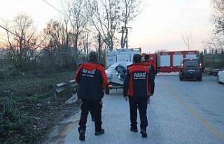 Sakarya Nehri üzerinde hareketli dakikalar: Ekipler...