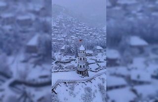 "Sakin şehir" Göynük beyaz örtüyle...