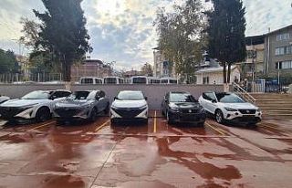 Salihli İlçe Emniyetine 5 yeni araç daha katıldı