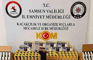 Samsun’da kaçak tütün mamulleri operasyonu