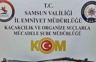 Samsun’da silah kaçakçığı operasyonu: 1 gözaltı