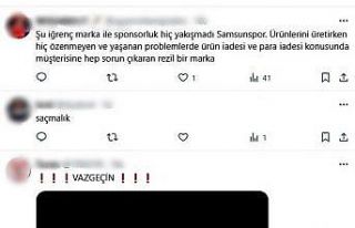 Samsunspor taraftarlarından ’Reeder’ tepkisi:...