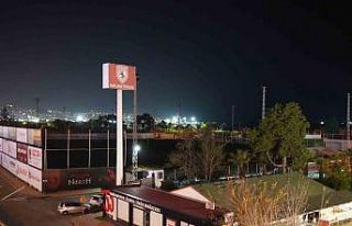 Samsunspor tesislerinde yangın paniği