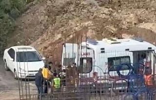 Şantiye çalışanı işçiler birbirine girdi