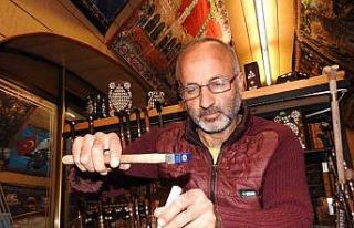 Sedef kakma ustası 40 yıldır meleğini aşkla yapıyor