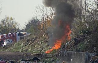 Şehrin göbeğinde rezil görüntü