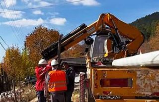 Simav’da 22 köyün elektrik hatları yenileniyor