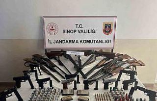 Sinop’ta silah ve mühimmat kaçakçılığı