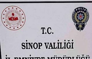 Sinop’ta uyuşturucu hapla yakalanan 1 kişi tutuklandı
