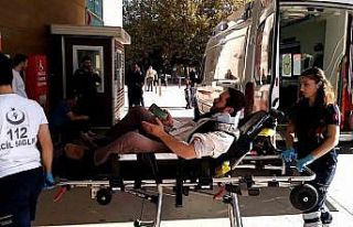 Takla atan araçtan sağ çıktı