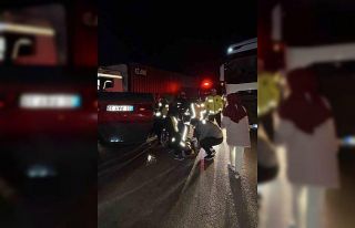 Takla atarak hurdaya dönen Fiat Tofaş’ın sürücüsü...