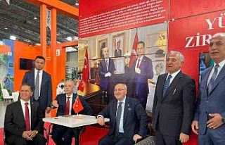 Tarım fuarında birçok ürün ziyaretçilere tanıtıldı