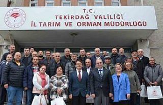 Tekirdağ’da çiftçilere tarımda suyun etkin kullanımı...
