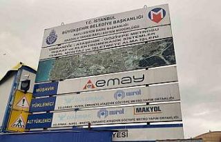 Ümraniye metro inşaatında paralarını alamayan...