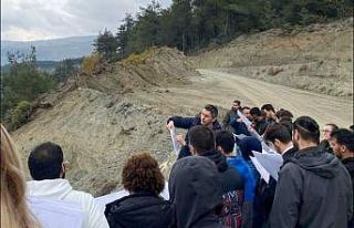 Üniversite öğrencileri Doğantepe Barajı’nı...