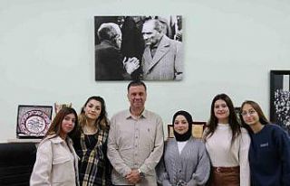 Üniversite öğrencilerinden Başkan Ercan’a festival...