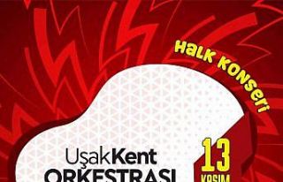 Uşak’ta halk konserleri devam ediyor