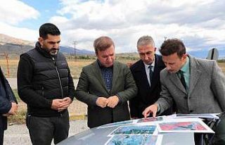 Vali Aydoğdu, Gündüzlü Yaşlı Bakımevinin yapılacağı...