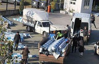 Yalova’da 167 çiftçiye 59 ton sera naylonu dağıtıldı