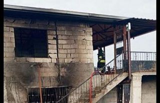 Yangında dumandan etkilenen küçük Abidin kurtarılamadı