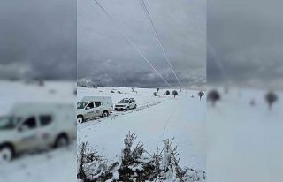 YEDAŞ, kar yağışı sonrası arızaları gidermek...