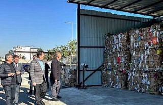 Yenişehir Belediyesi atık ayrıştırma tesisinin...