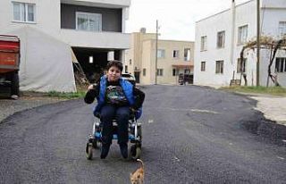 Yürek ısıtan çalışma; engelli aracıyla okula...