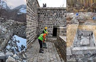 Zeynel Bey Medresesi’ndeki restorasyon çalışmalarına...