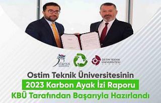 2023 yılı Karbon Ayak İzi Raporu KBÜ tarafından...