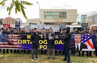 ABD Büyükelçiliği önünde Blinken’e Filistin...