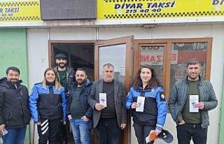 Ağrı’da ticari taksi sürücülerine güvenlik...