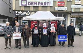 Ailelerin evlat nöbeti devam ediyor