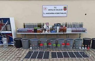 Alanya’da sahte alkol operasyonu